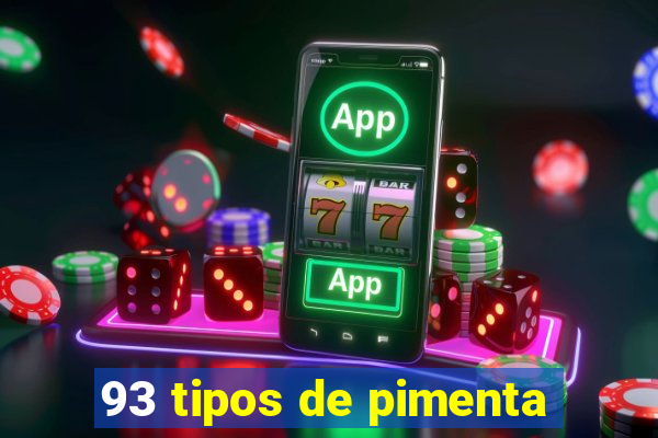 93 tipos de pimenta